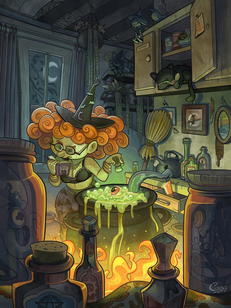 Witch Brew Illustration