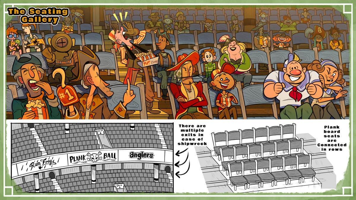 Plankball Stadium Seatings