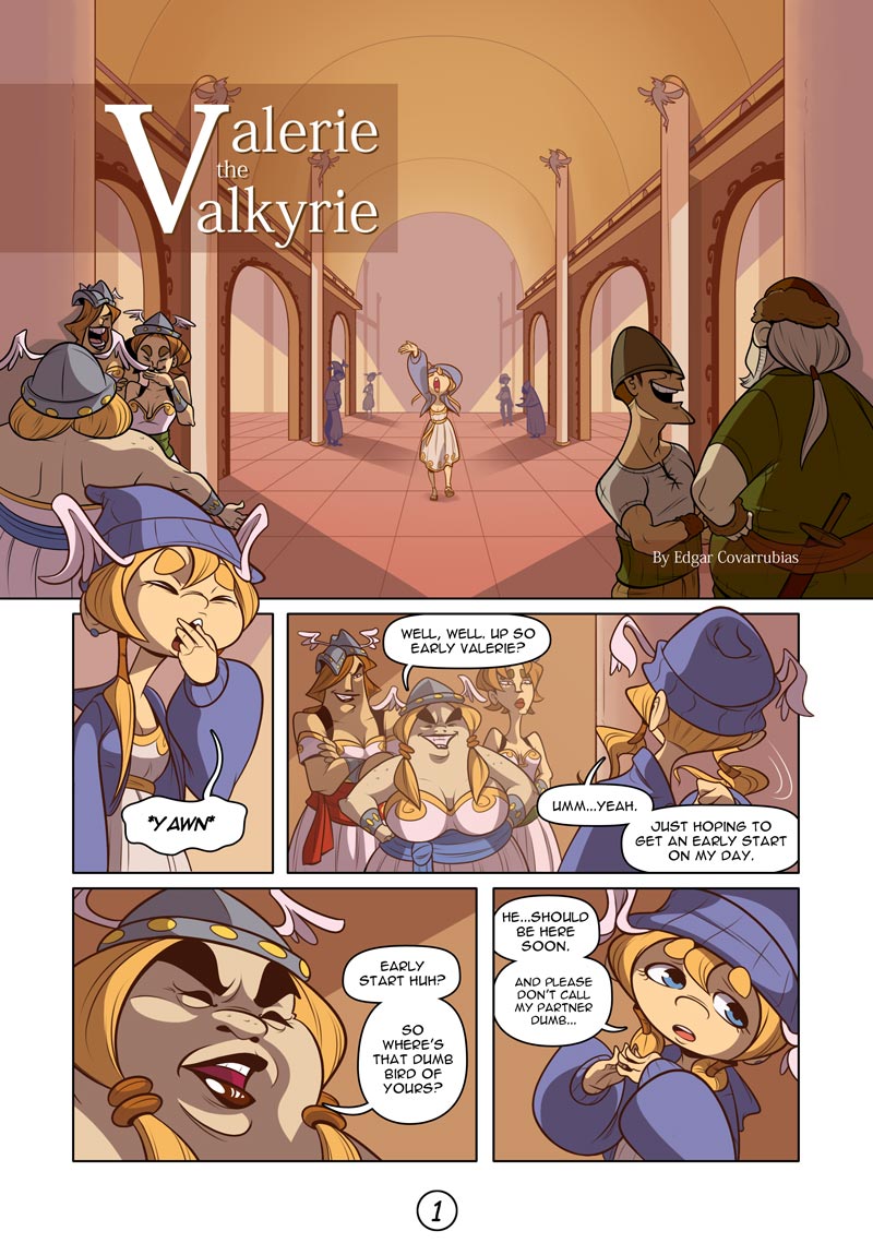 Preview for Valerie the Valkyrie Comic